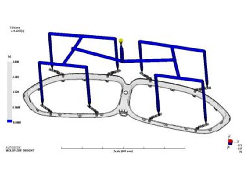 寶馬8系格柵外圈/BMW 8 Kidney Grille Ring 模具出口到歐州、Tooling export to EU